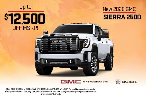 NEW 2026 GMC SIERRA 2500